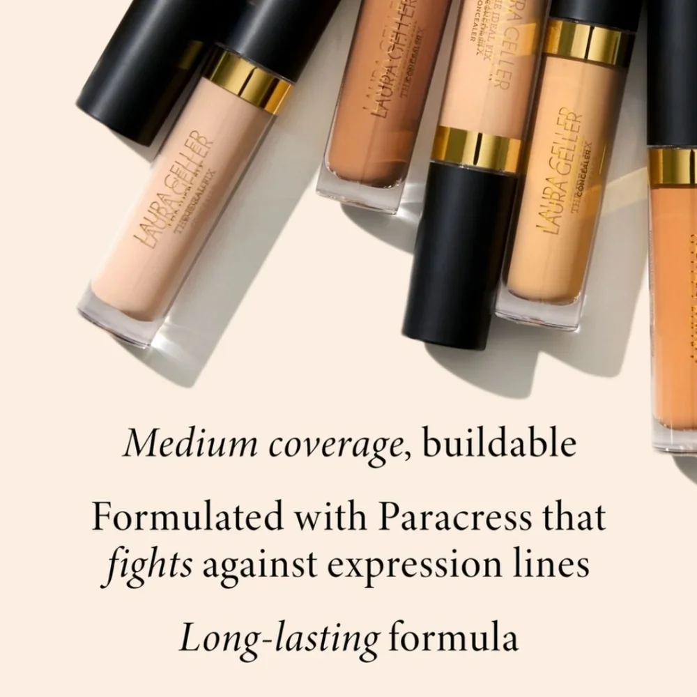 LAURA GELLER Concealer Porcelain Ideal Fix Full Coverage Boxed New